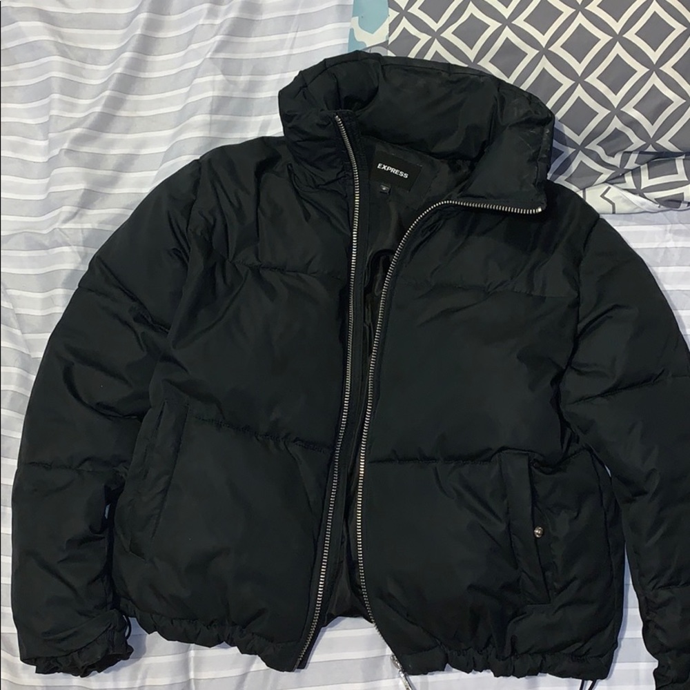 EXPRESS black winter jacket size M